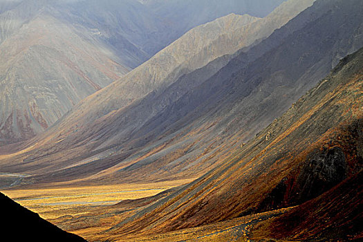 北美,美国,阿拉斯加,布鲁克斯山,山景