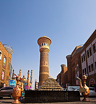 新疆乌鲁木齐国际大巴,集市