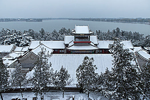 颐和园雪景