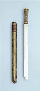 剑,鞘,大吉岭,锡金,18世纪,艺术家,未知