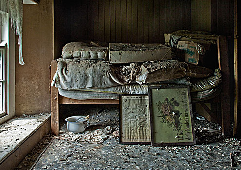 床,容器,宗教,室内,卧室,北爱尔兰,2008年