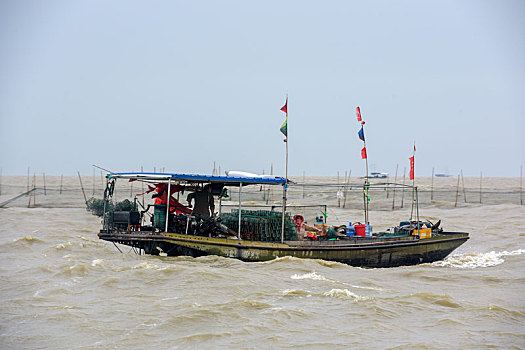江苏洪泽湖渔船