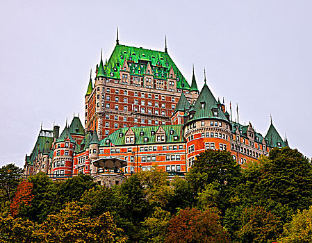 费尔蒙特,夫隆特纳克城堡,魁北克城,加拿大