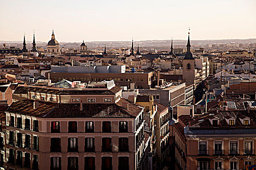 风景,市区,马德里,西班牙,欧洲
