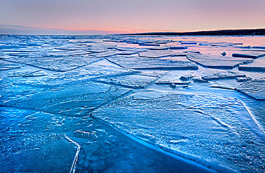 冰,苏必利尔湖,明尼苏达