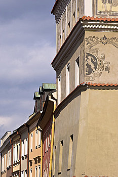 建筑,市场,老城,卢布林,波兰