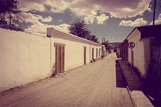 街道,佩特罗,阿塔卡马沙漠,智利
