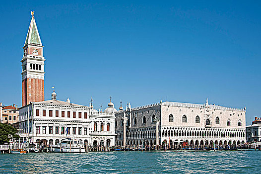 邸宅,宫殿,钟楼,圣马科,威尼斯,意大利,欧洲