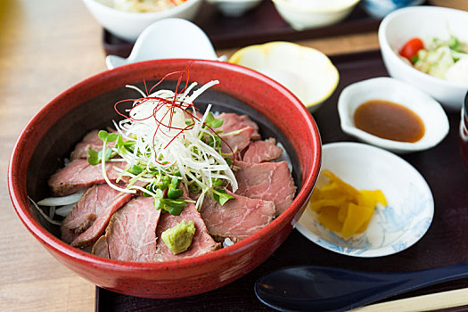日本,牛肉,饭碗