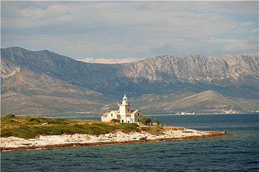 灯塔,夏娃岛,克罗地亚