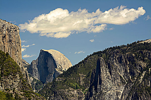 半圆顶,内华达山脉,灵感,优胜美地国家公园,加利福尼亚,美国