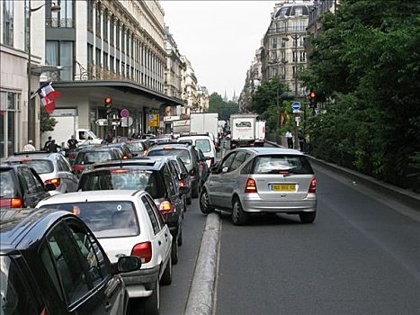 法国,巴黎,交通,街道,郡