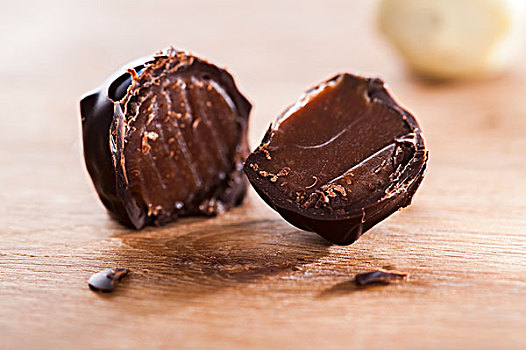 自制,黑巧克力,巧克力糖