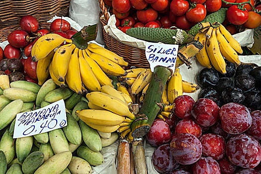 果蔬,市集,丰沙尔,马德拉岛,葡萄牙,欧洲