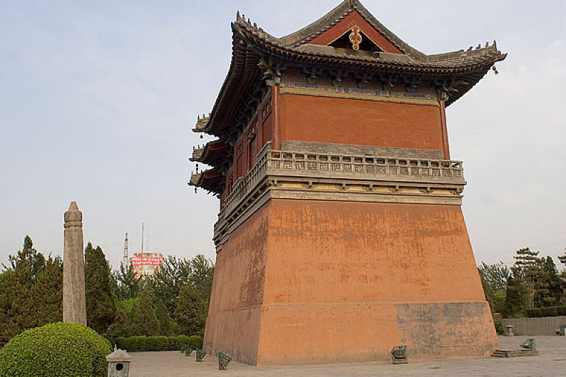 河南巩义宋陵永昭陵南门东侧陵阙_高清图片_全景视觉