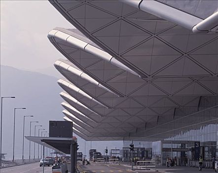 香港国际机场,道路,水平