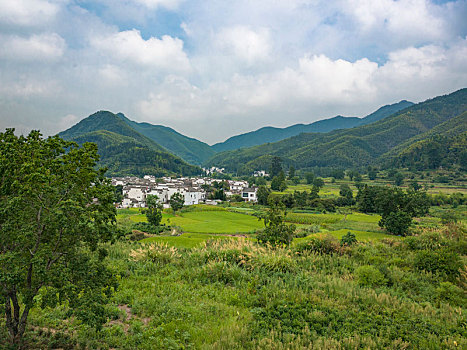 皖南古村卢村