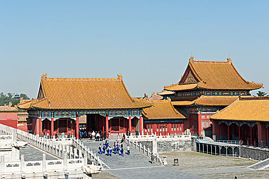 拱形,亭子,故宫,宫殿,北京,中国