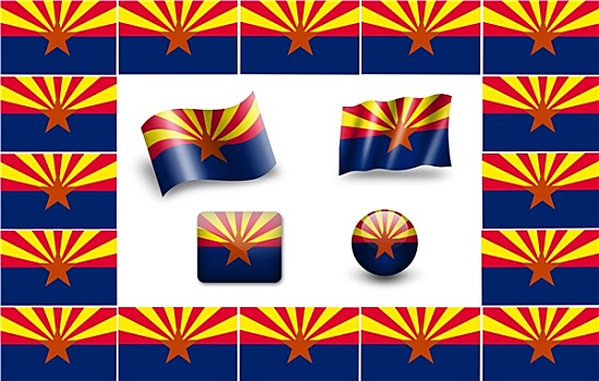 旗帜,亚利桑那,象征