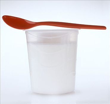 酸奶,勺子