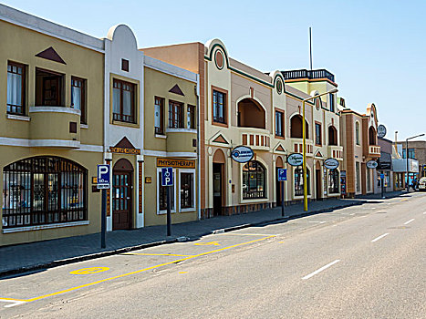 建筑,老,殖民地,房子,斯瓦科普蒙德,纳米比亚,省