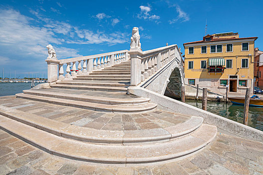 楼梯,17世纪,桥,维戈,基奥贾,威尼斯,意大利