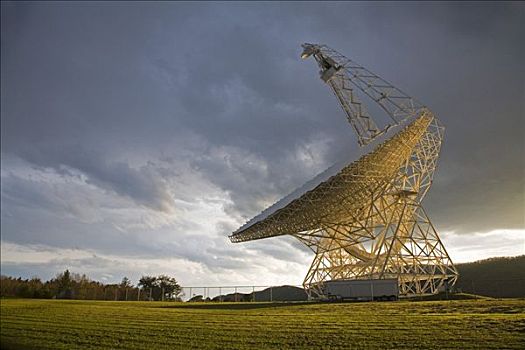 绿色,望远镜,国家,无线电,天文,观测,西维吉尼亚,美国