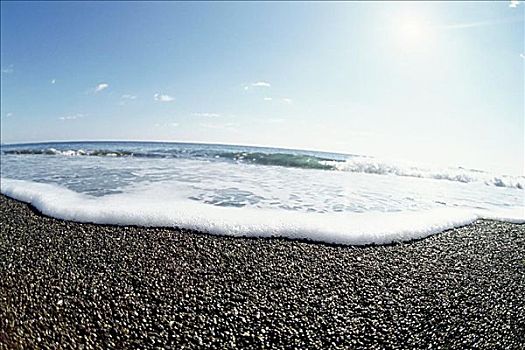 海浪,砾滩