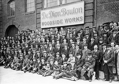 工人,户外,英国人,早,20世纪20年代,艺术家,未知