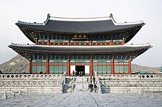 景福宫,宫殿,首尔,韩国,亚洲