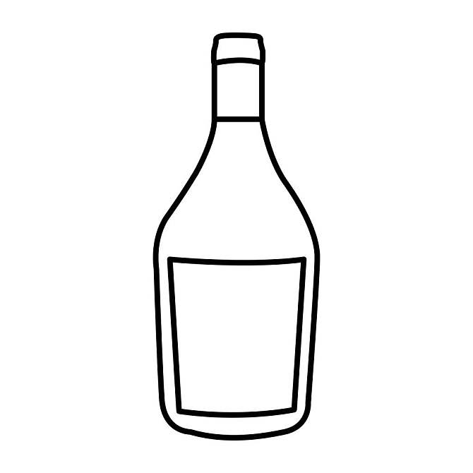 剪影_宽_香槟酒瓶_标签_矢量_插画_高清图片_全景视觉