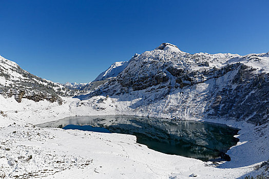 冬季风景,奥地利,欧洲