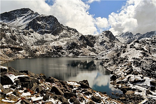 镜湖,喜马拉雅山,尼泊尔