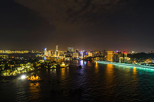 厦门鼓浪屿鹭江道夜景