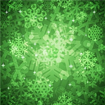 光泽,绿色,雪花,无缝,图案,圣诞节