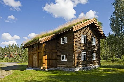 木屋,挪威,斯堪的纳维亚,欧洲