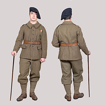 法国士兵,40年代,制服