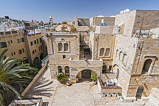 建筑,耶路撒冷,老城,风景,犹太会堂,以色列