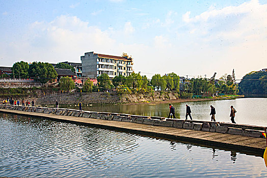 它山堰,俯瞰,全景