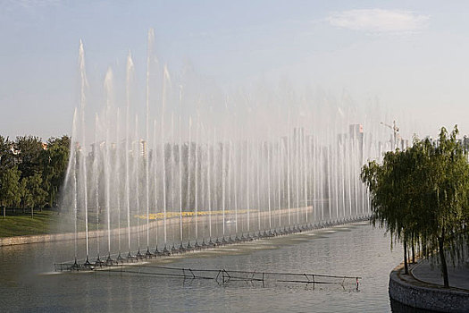 城市喷泉