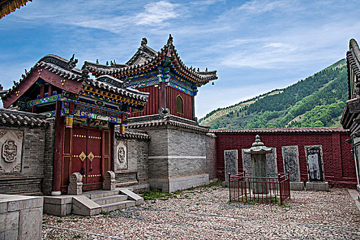 山西忻州市五台山广化寺寺院