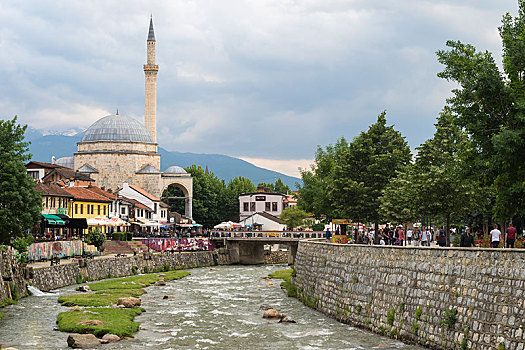 河,清真寺,科索沃,欧洲