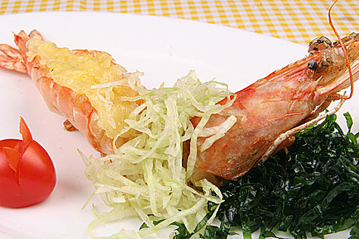 黄油芝士焗明虾