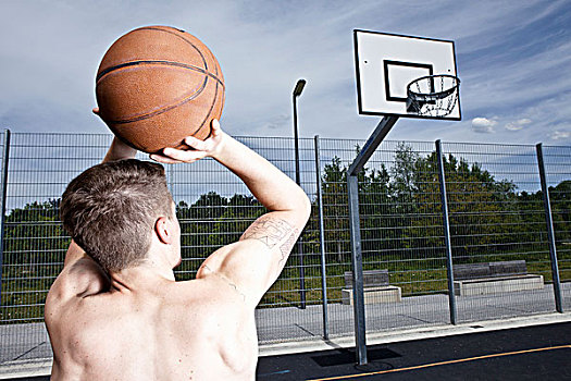 篮球,城市,球场