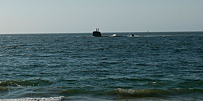 风景,潜水艇,南太平洋,维尼亚德尔马,智利