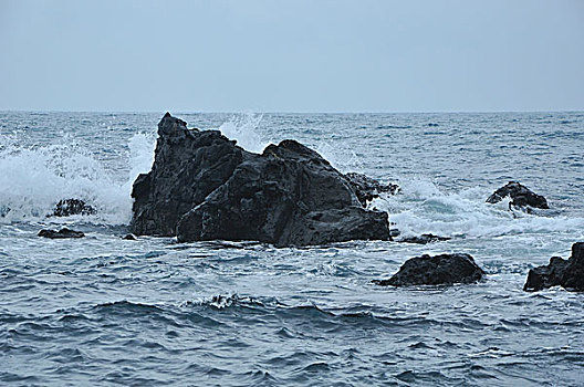 韩国济州岛海边风光