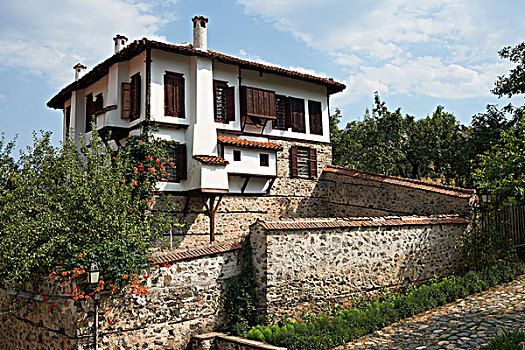 传统,房子,保加利亚