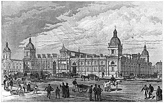 新,城市,家禽,市场,伦敦,1875年