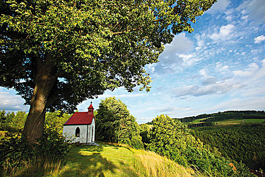 小教堂,丘陵地貌,德国