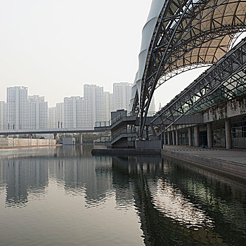 水岸,建筑,天津,中国